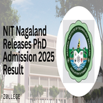 NIT Nagaland Releases PhD Admission 2025 Result
